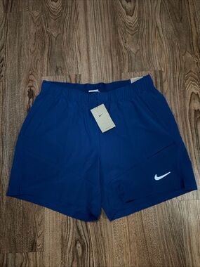 Nike Dri-FIT 7" Unlined Court Victory Tennis Shorts blue FD8721-493 Men’s Sz XL